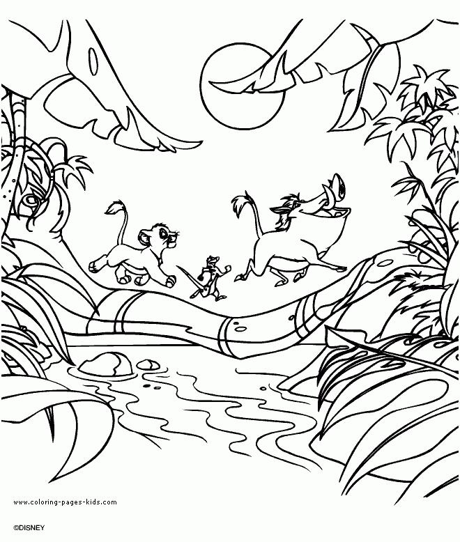 Disney Lion King Coloring Book Coloring Pages