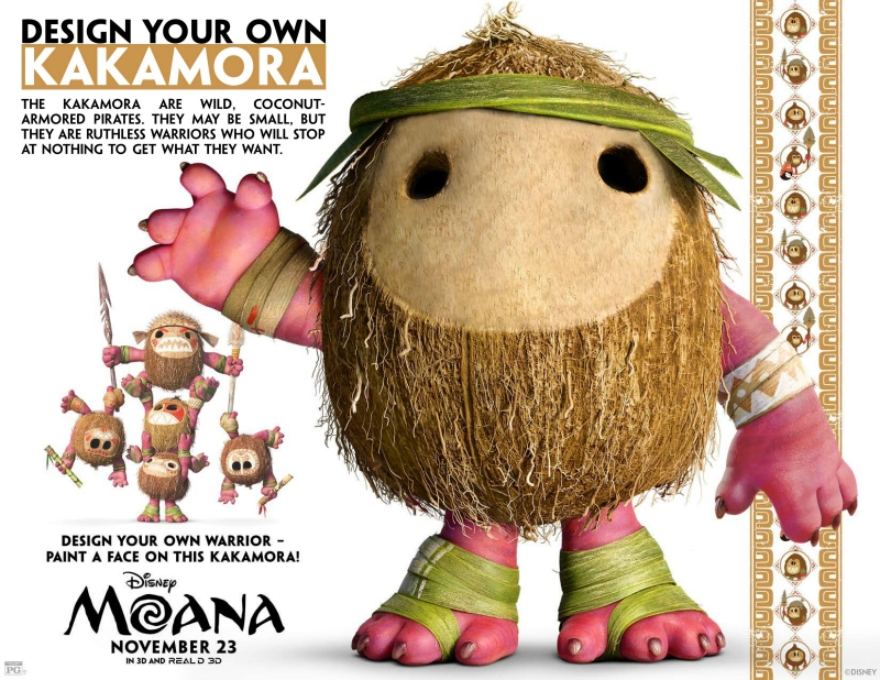 Disney Moana Kakamora Activity Page Mama Likes This