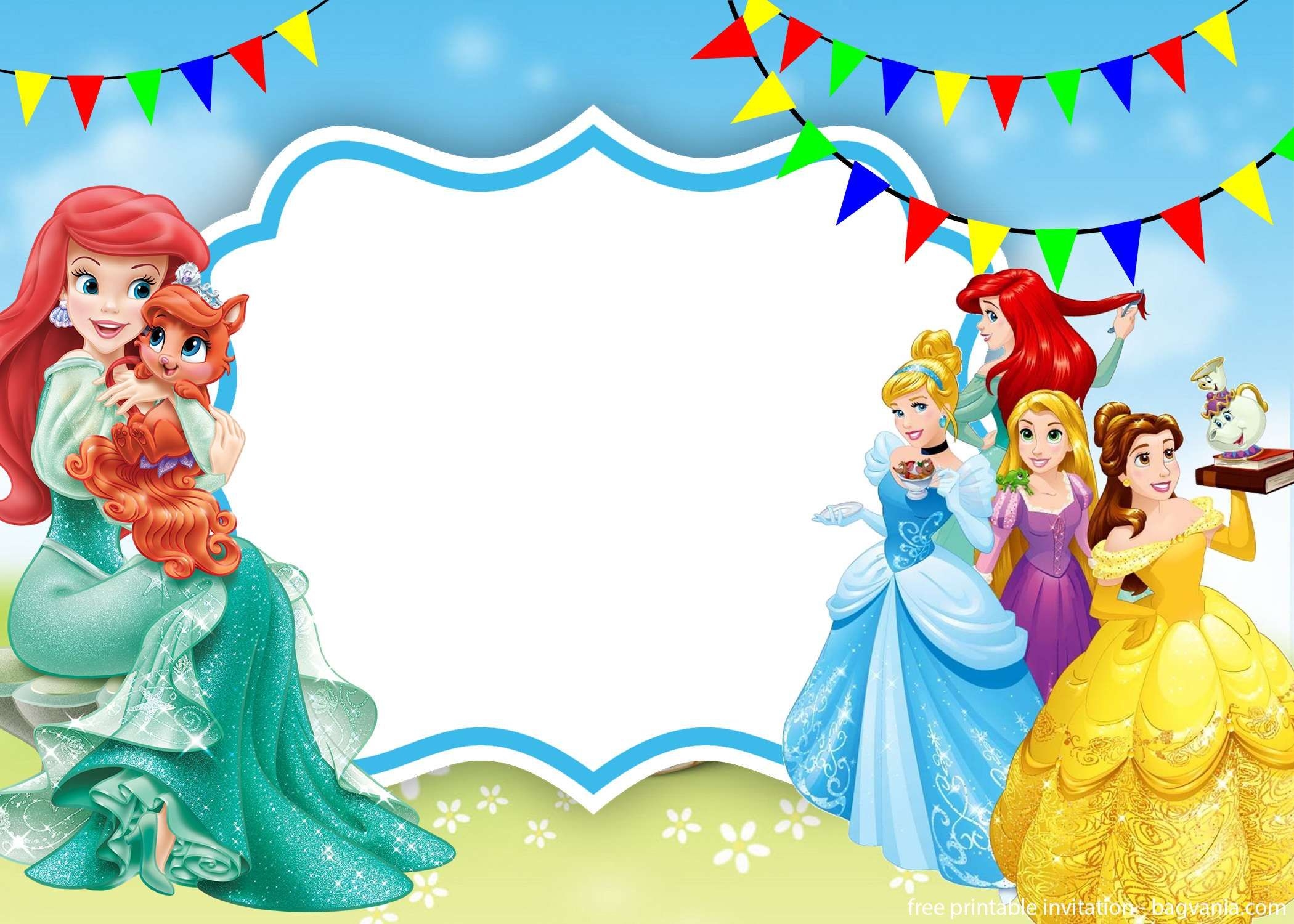 Disney Princess Free Printable Party Invitations Disn Vrogue co