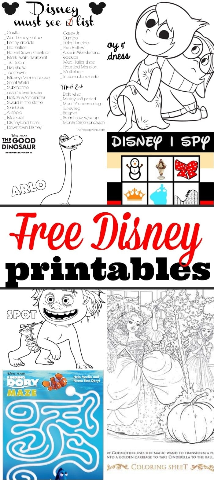 Disney Printables The Typical Mom