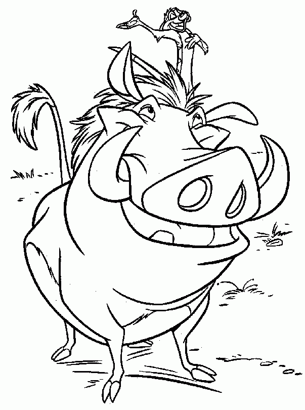 Disney The Lion King Coloring Pages Coloring Home