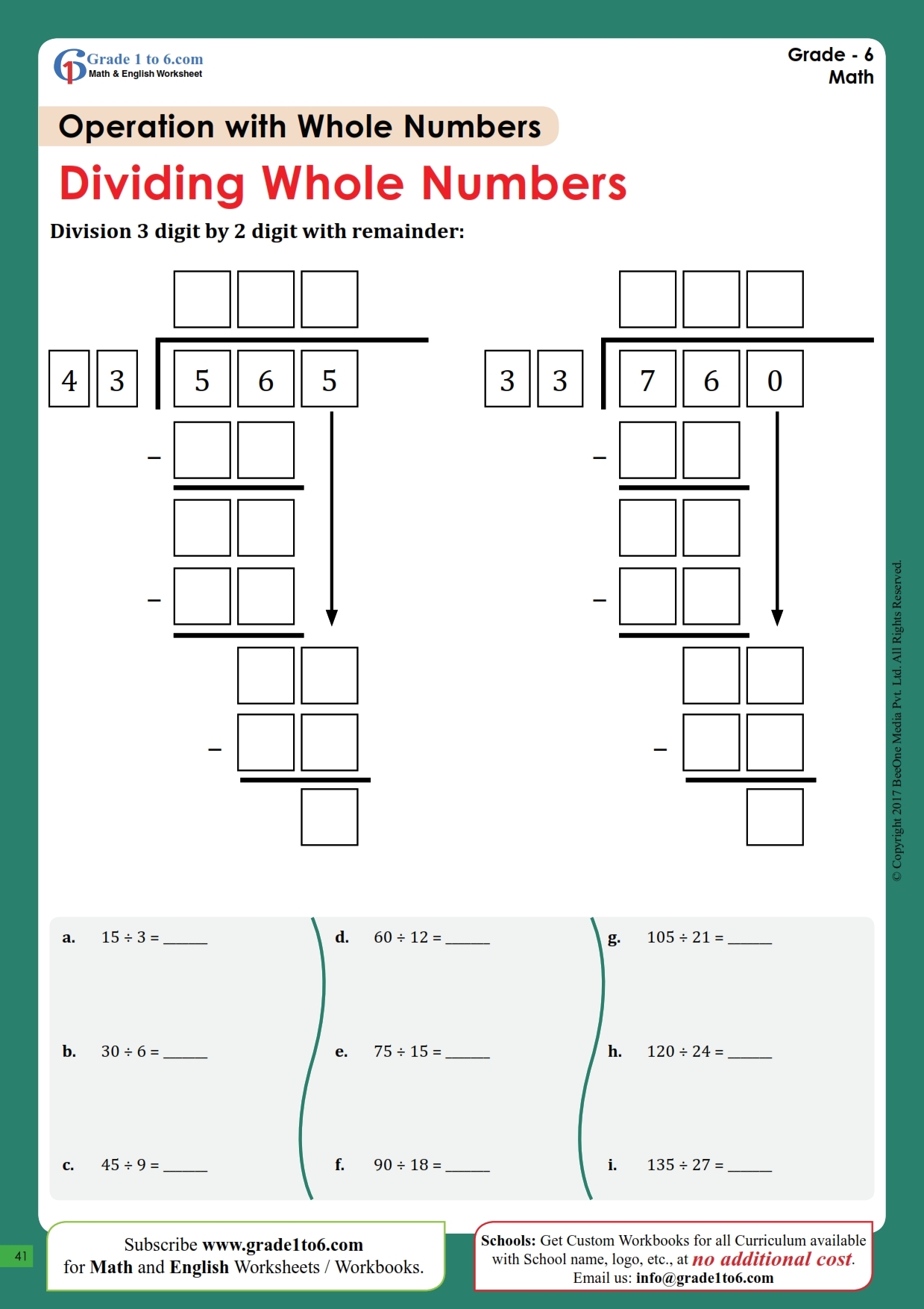 Dividing Decimals By Whole Numbers Rounding examples Solutions 