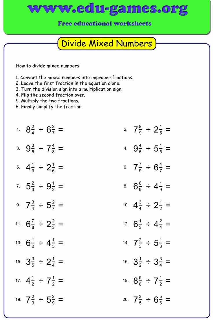whole numbers fraction questions worksheet 5th grade
