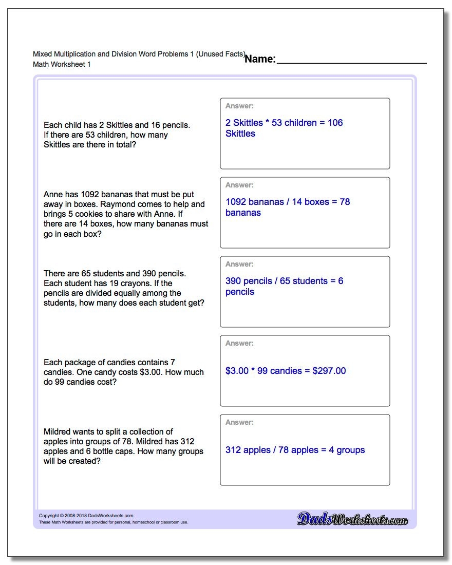 Dividing Whole Numbers By Fractions Word Problems Worksheets Db excel
