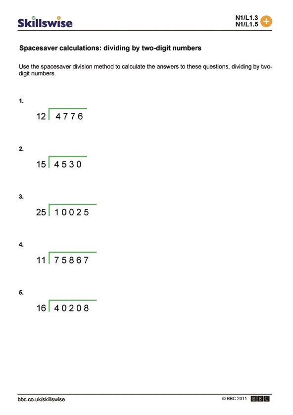 Division By 2 Digit Numbers Breadandhearth