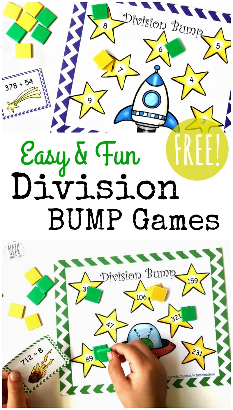 free printable division games for 4th graders