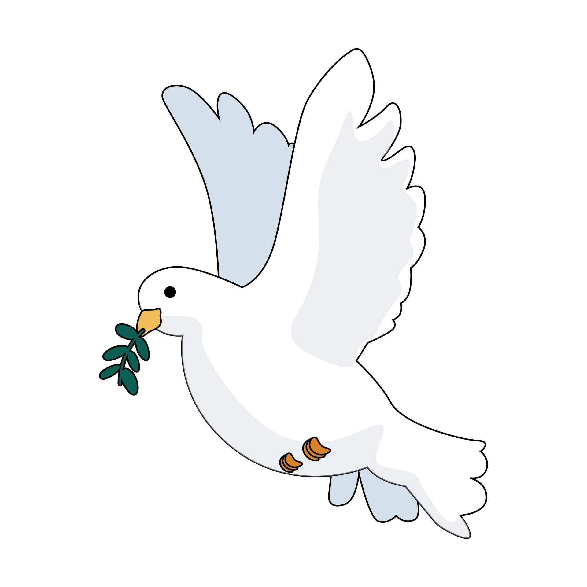 Dove Template Printable