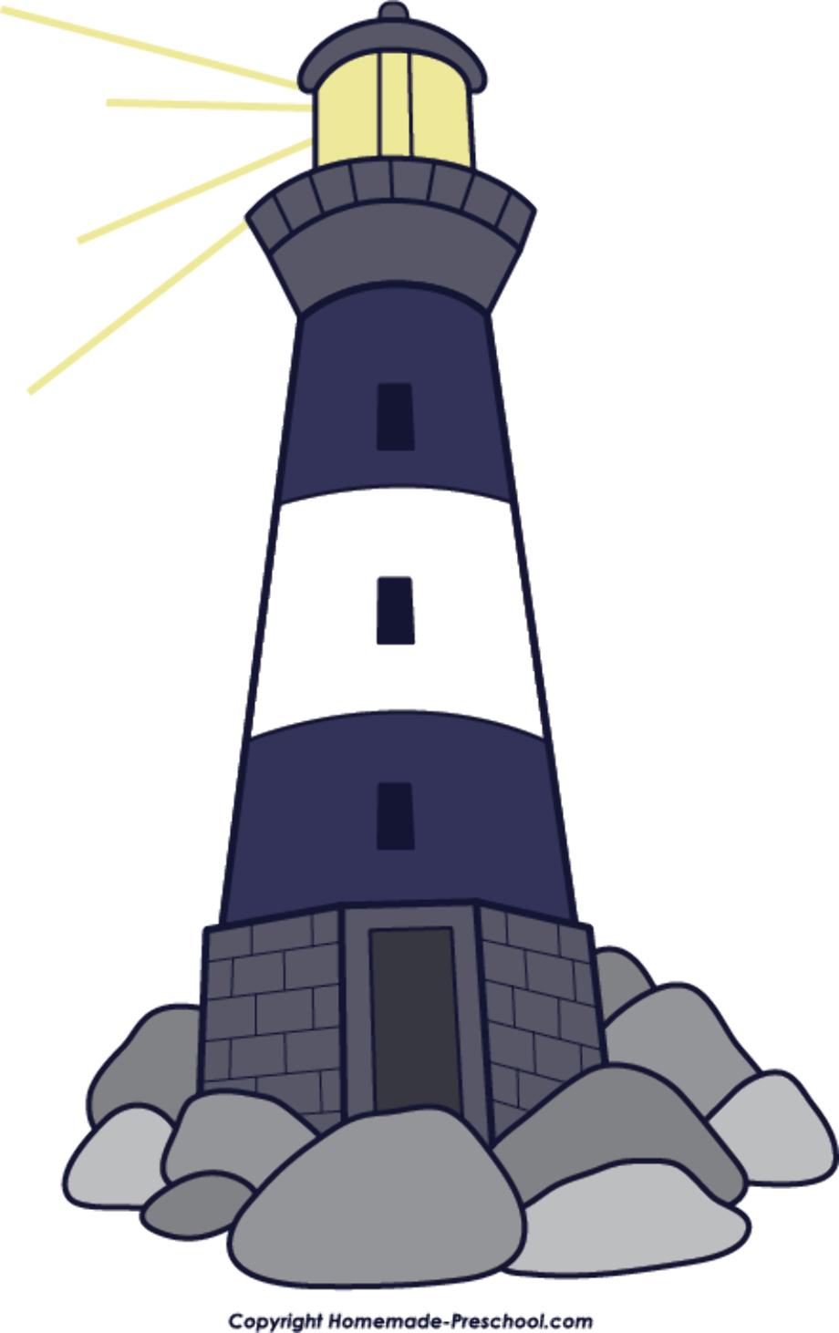 Download High Quality Lighthouse Clipart Printable Transparent PNG 