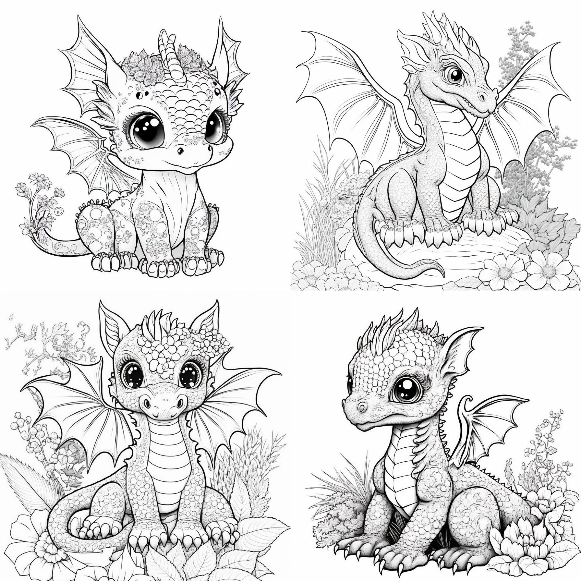 Dragon Coloring Printable Printable New Year Banners