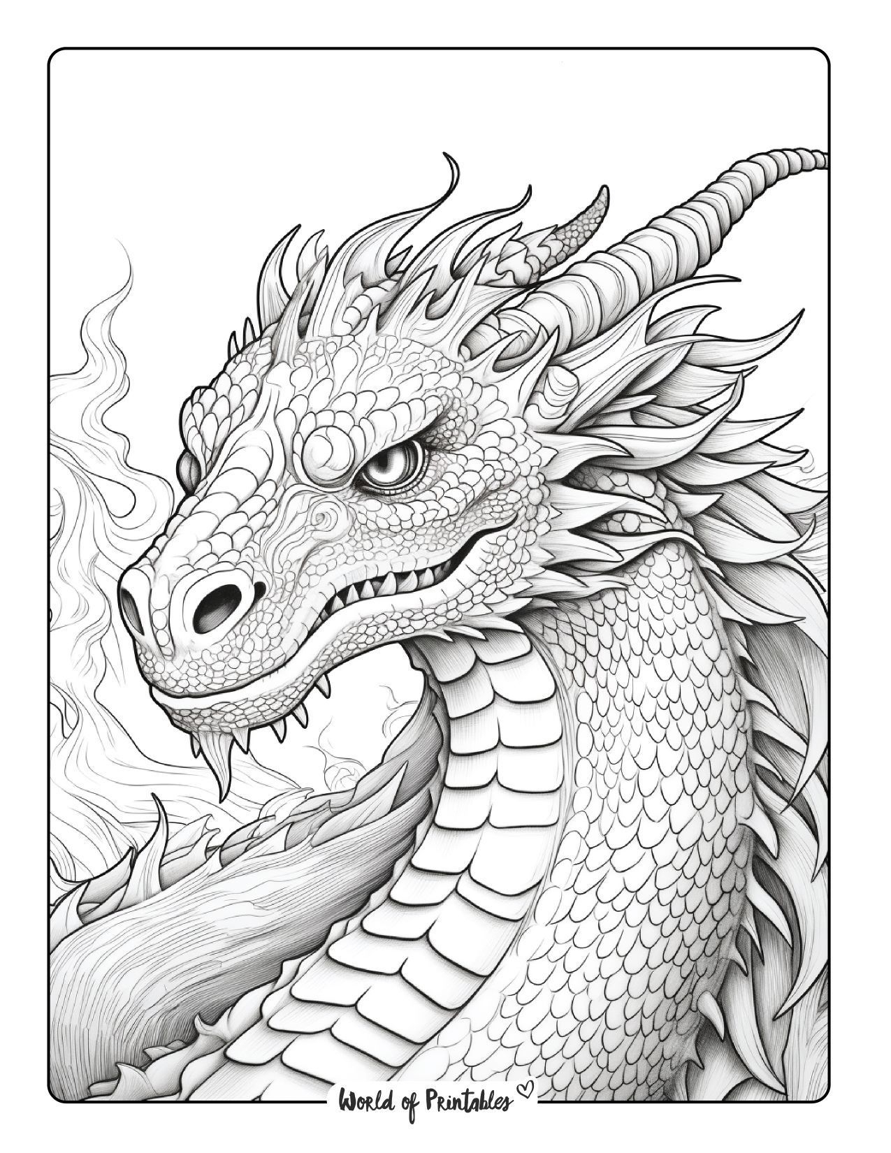 Dragon Printable Coloring Pages Prntbl concejomunicipaldechinu gov co