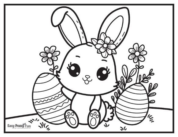 easter bunny picture printable