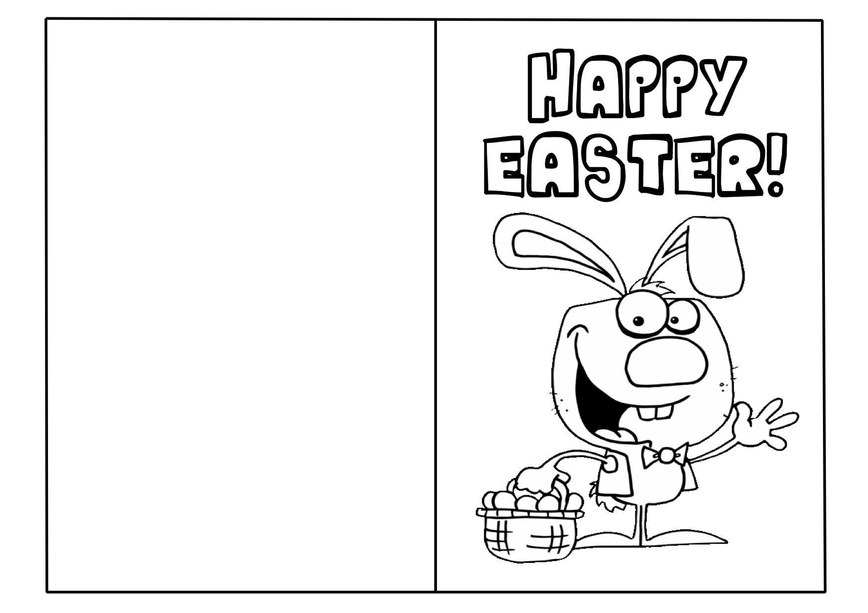 Easter Card Templates Free Printable