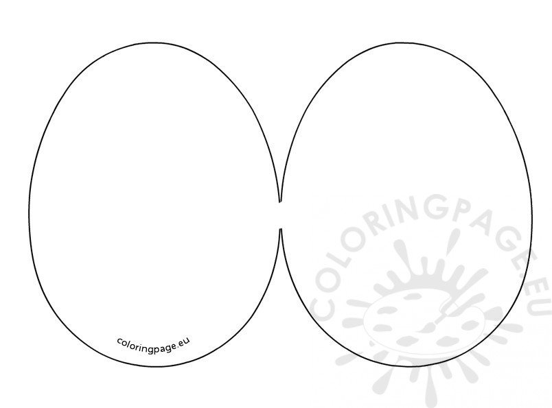 easter egg card template free printable