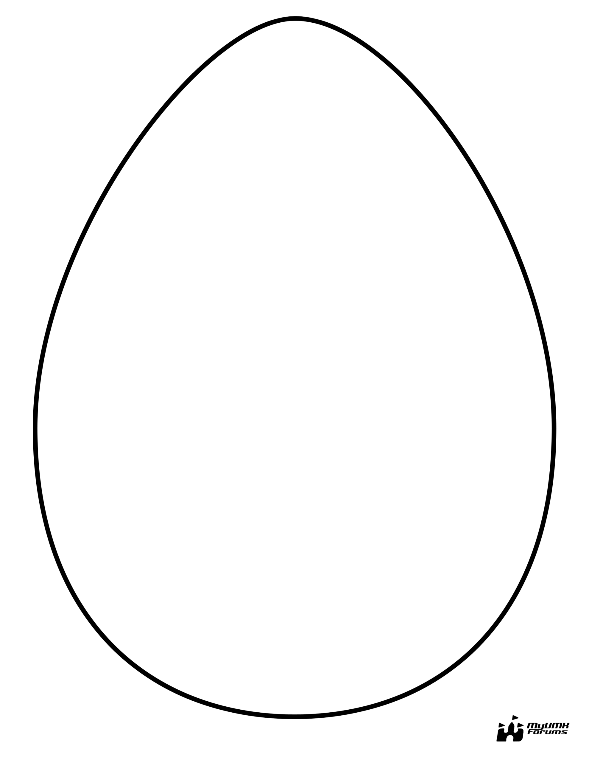 Easter Egg Printable Printable Calendars AT A GLANCE