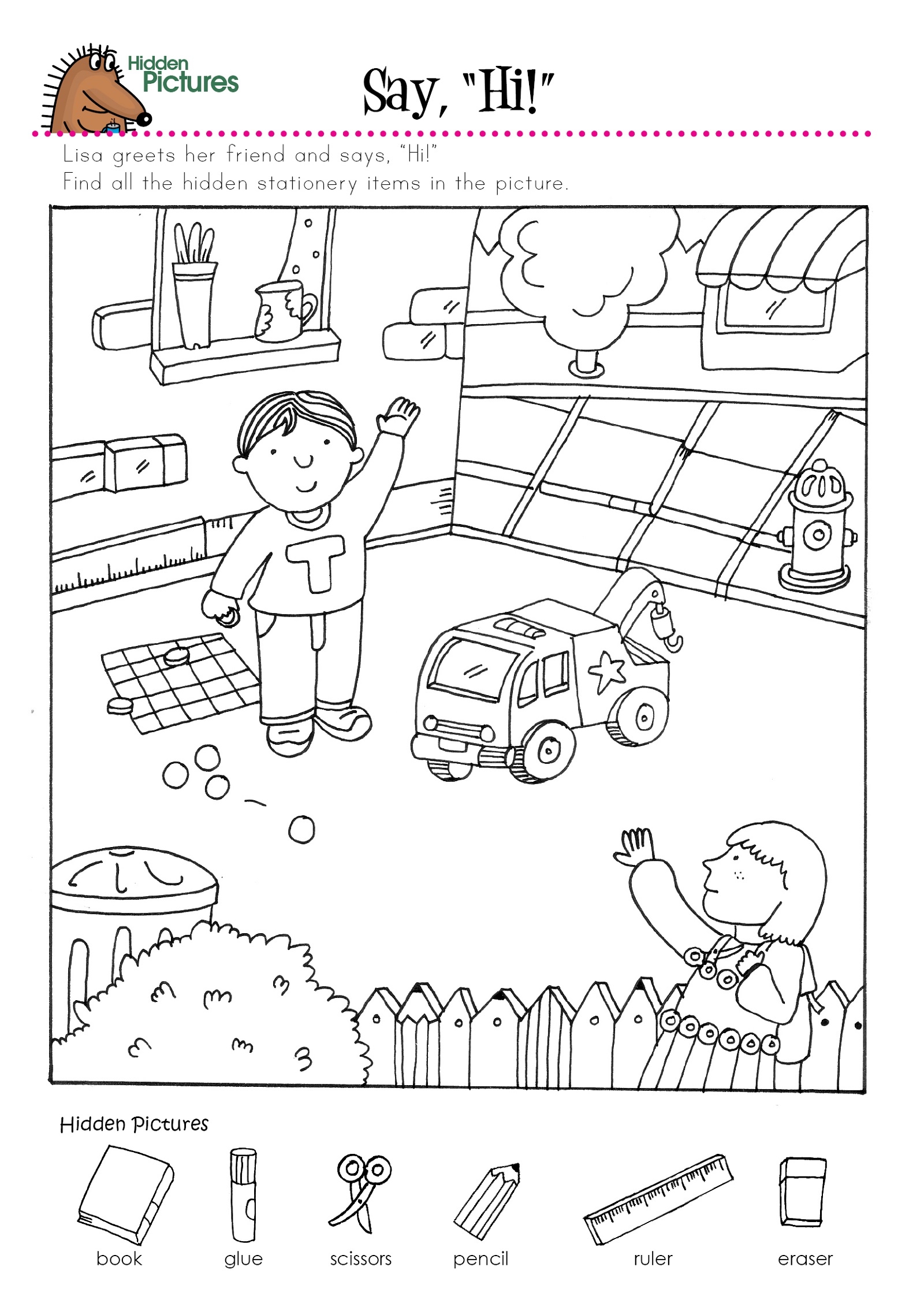 Easy Hidden Pictures Printable Printable Word Searches