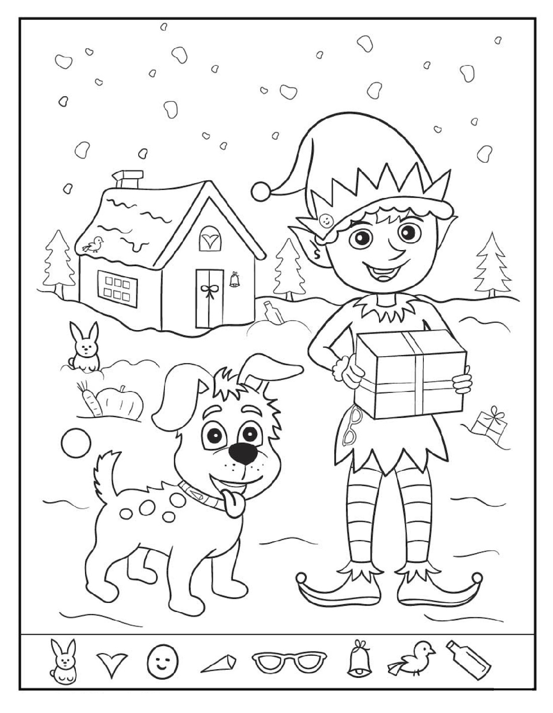 easy hidden pictures printable