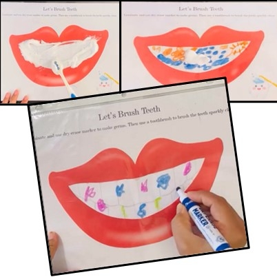 Easy Teeth Brushing Sensory Dental Activity With FREE Printable Zippi 