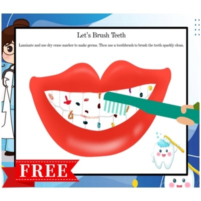 Easy Teeth Brushing Sensory Dental Activity With FREE Printable Zippi 