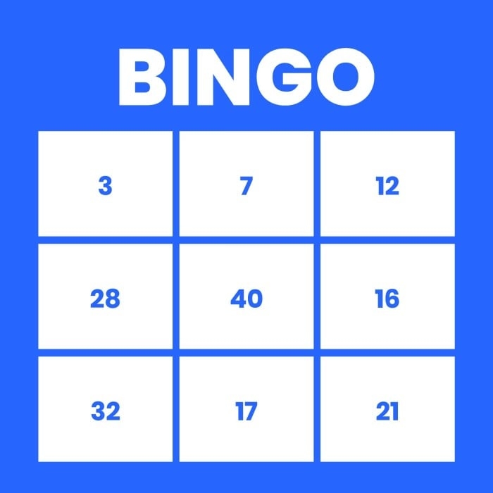 Edit This Simple 3x3 Bingo Card Ready made Template