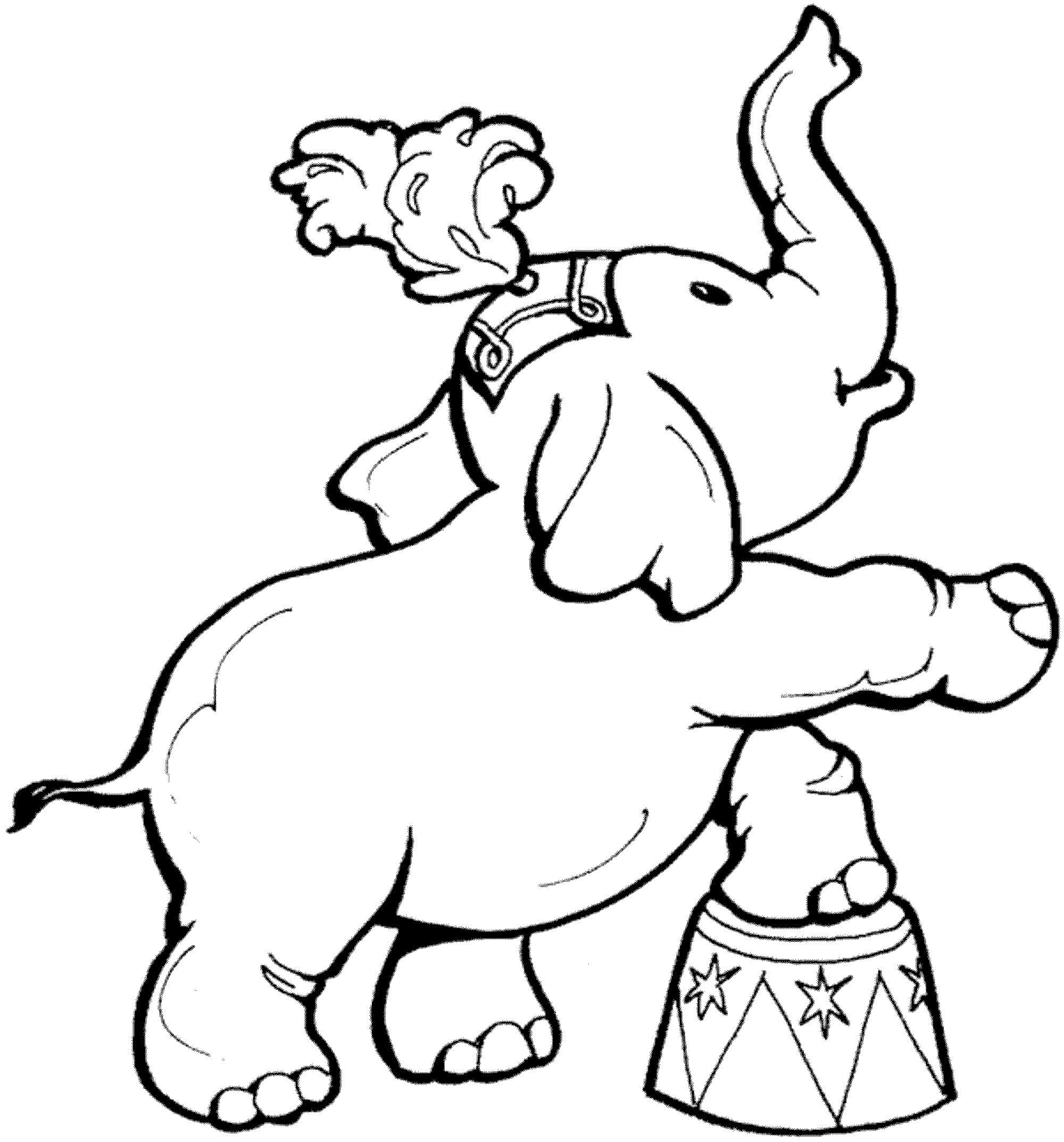 elephant pictures printable