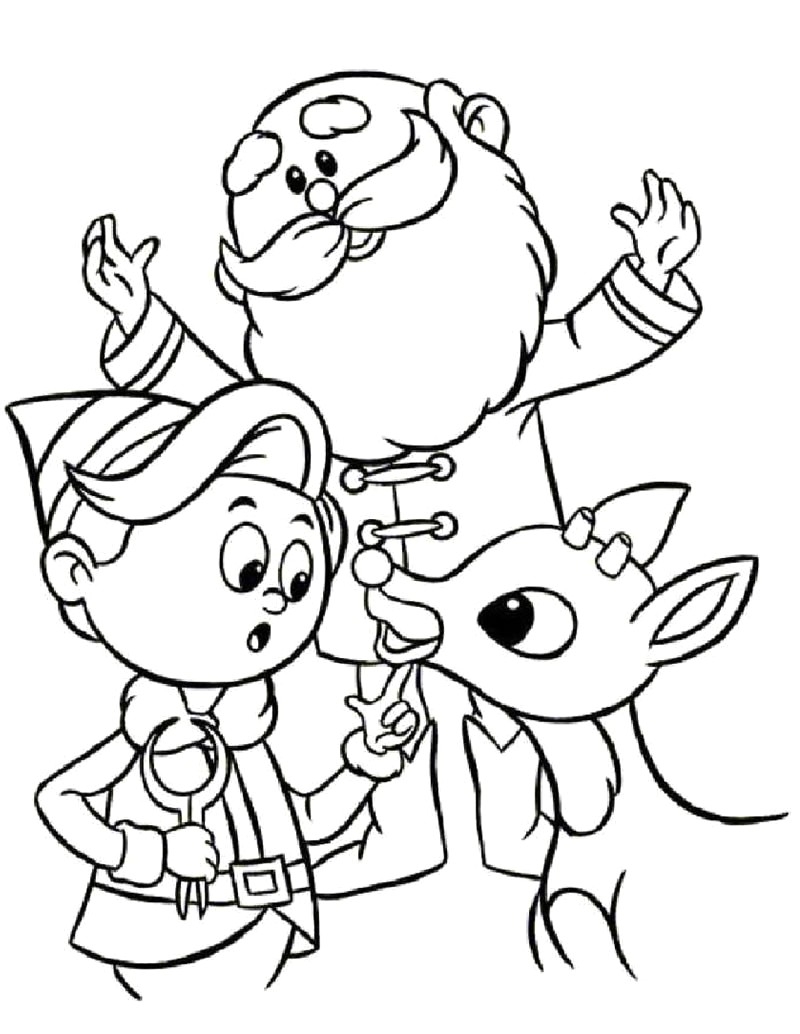 Elf On The Shelf Coloring Sheets Activity Shelter