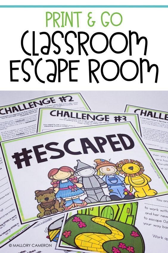 Escape The Classroom Activity