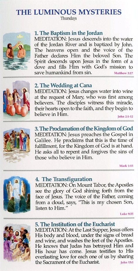 Exceptional Mysteries Of The Rosary Printable Harper Blog