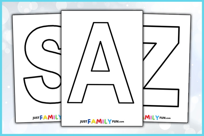 alphabet letter pictures printable