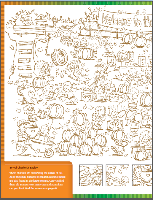 Fall Hidden Pictures Printable