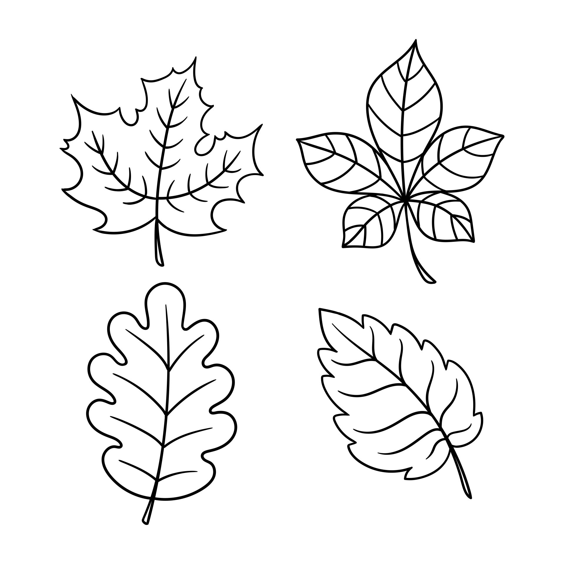 Fall Leaves 10 Free PDF Printables Printablee