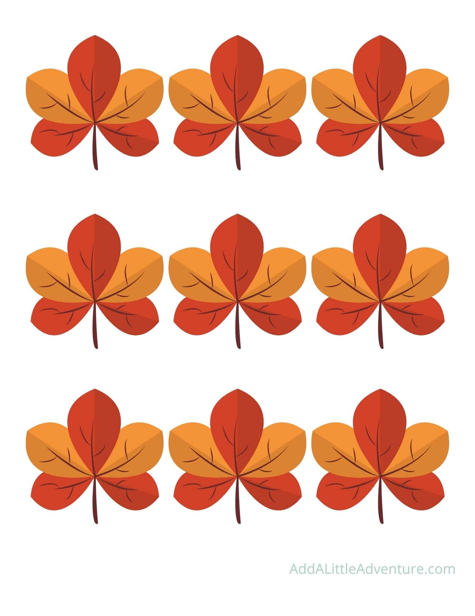 Fall Leaves Printable Outlines And Templates Add A Little Adventure