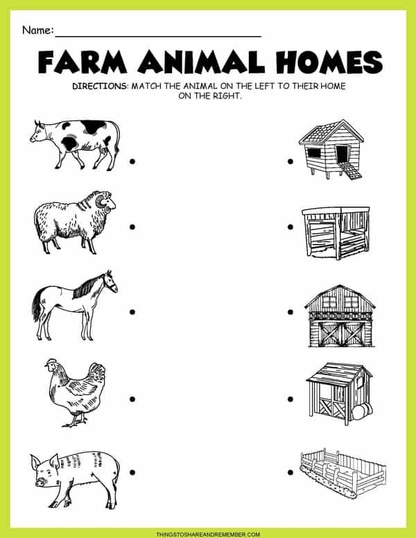 Farm Animals Printable Activities Share Remember Celebrating 