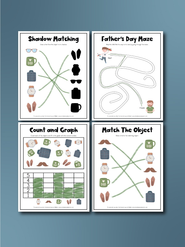 Father 39 s Day Activity Pages For Kids Free Printable