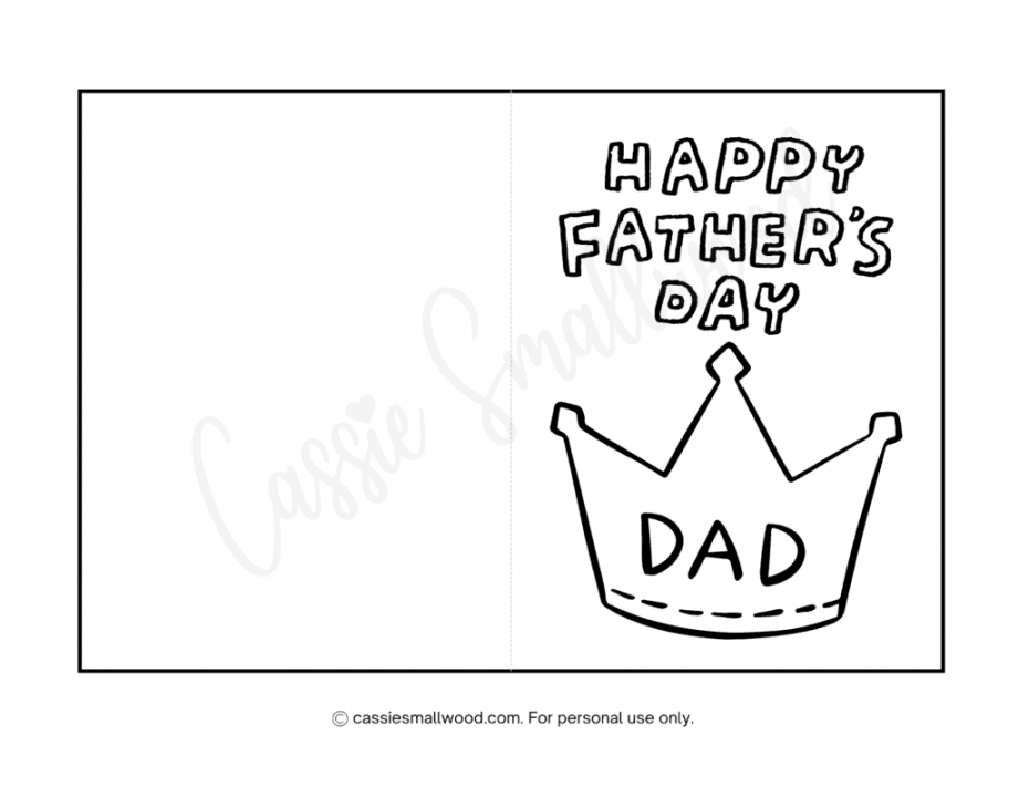 Father 39 s Day Card Template Free Printable Father 39 s Day Cards To Color 