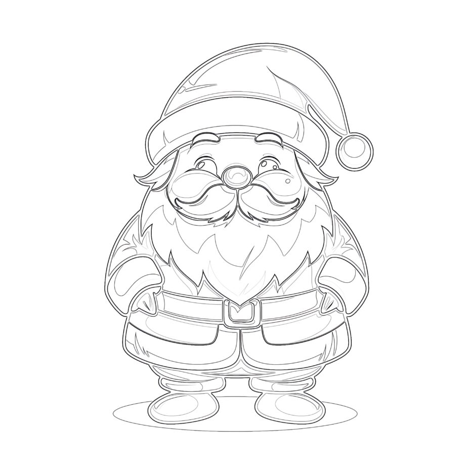 father christmas printable pictures