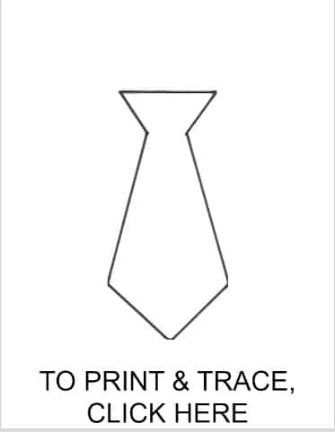 Father S Day Tie Card With Free Printable Tie Template Father S Day 