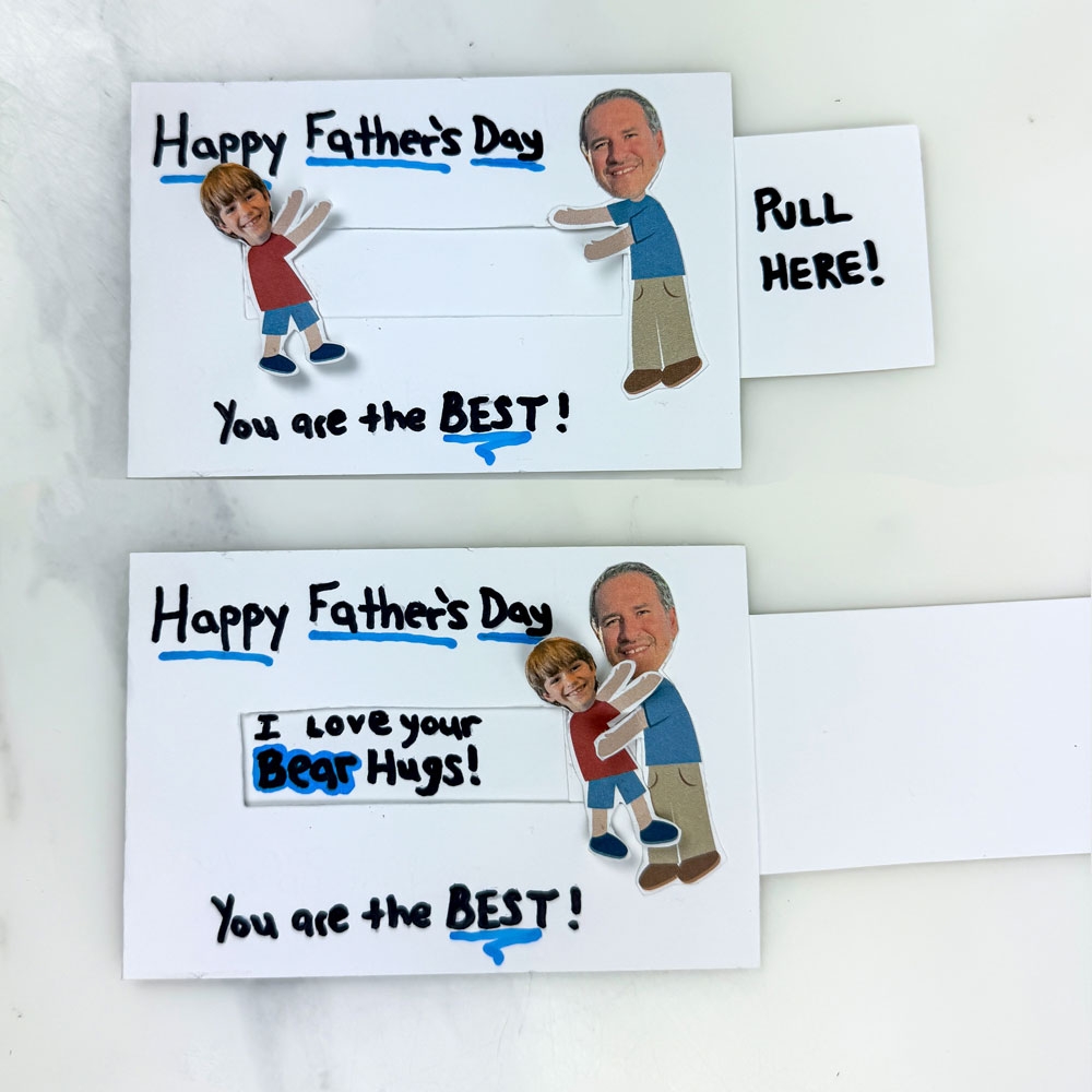 fathers day card template free printable