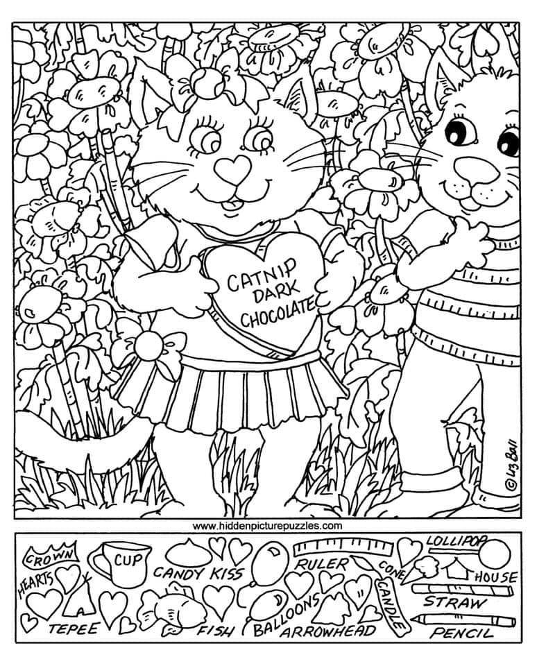 February Hidden Picture Puzzle