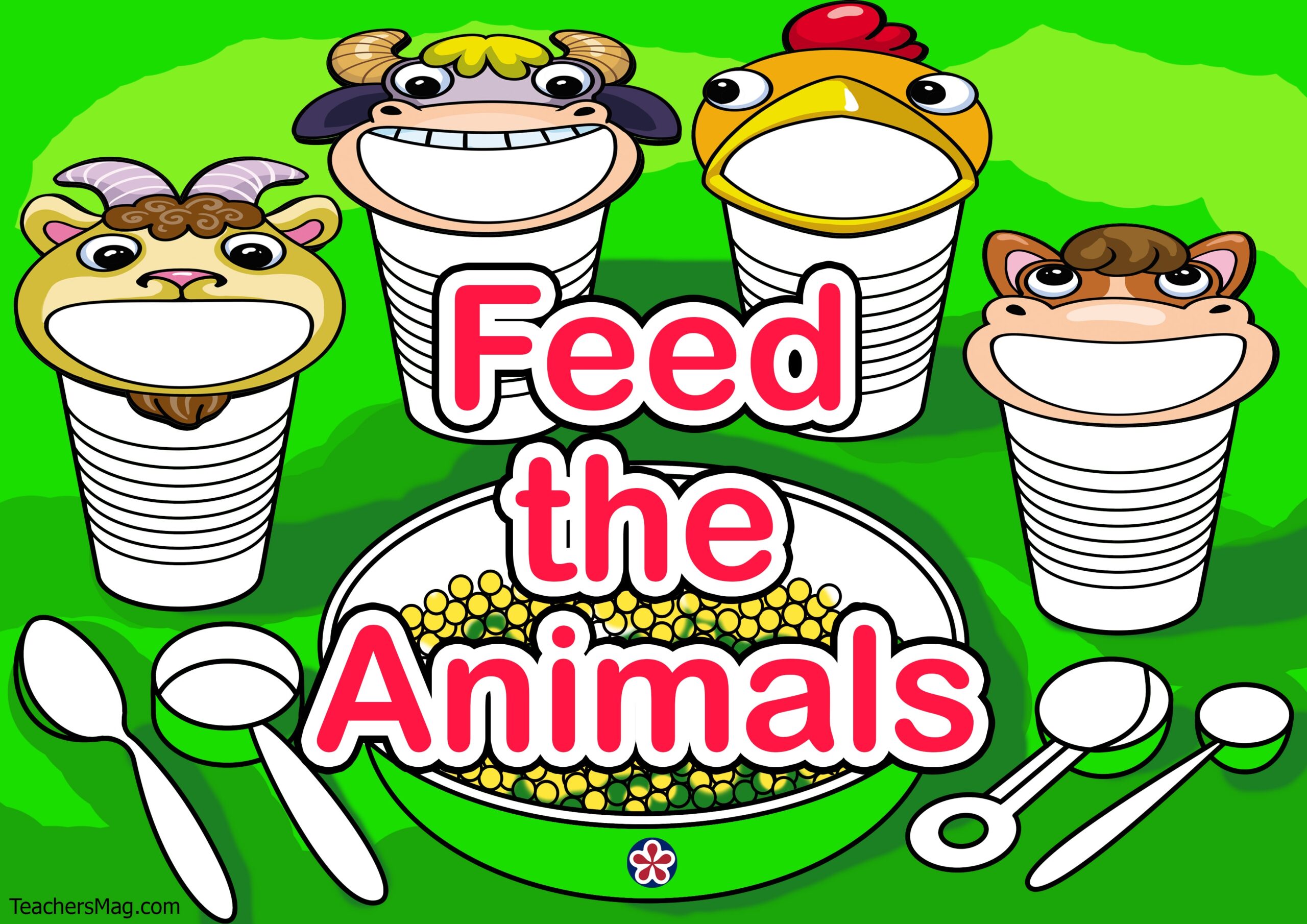 Feed The Animals Printable Activity TeachersMag