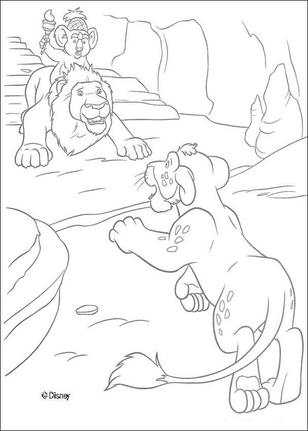 Fighting Lion Coloring Pages Lautigamu