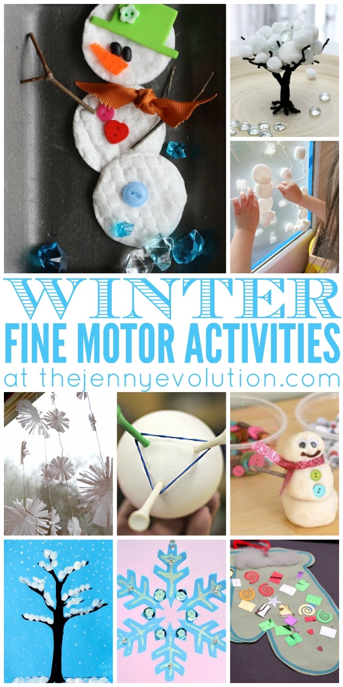 Fine Motor Winter Activities For Preschoolers Mommy Evolution
