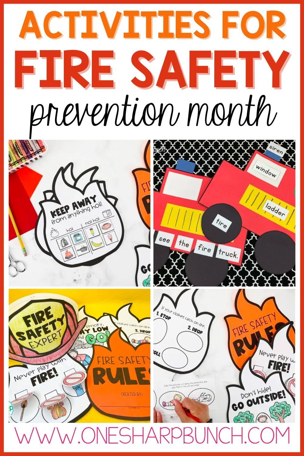Fire Safety Rules Activities And Crafts For Kids Fire Safety Fire