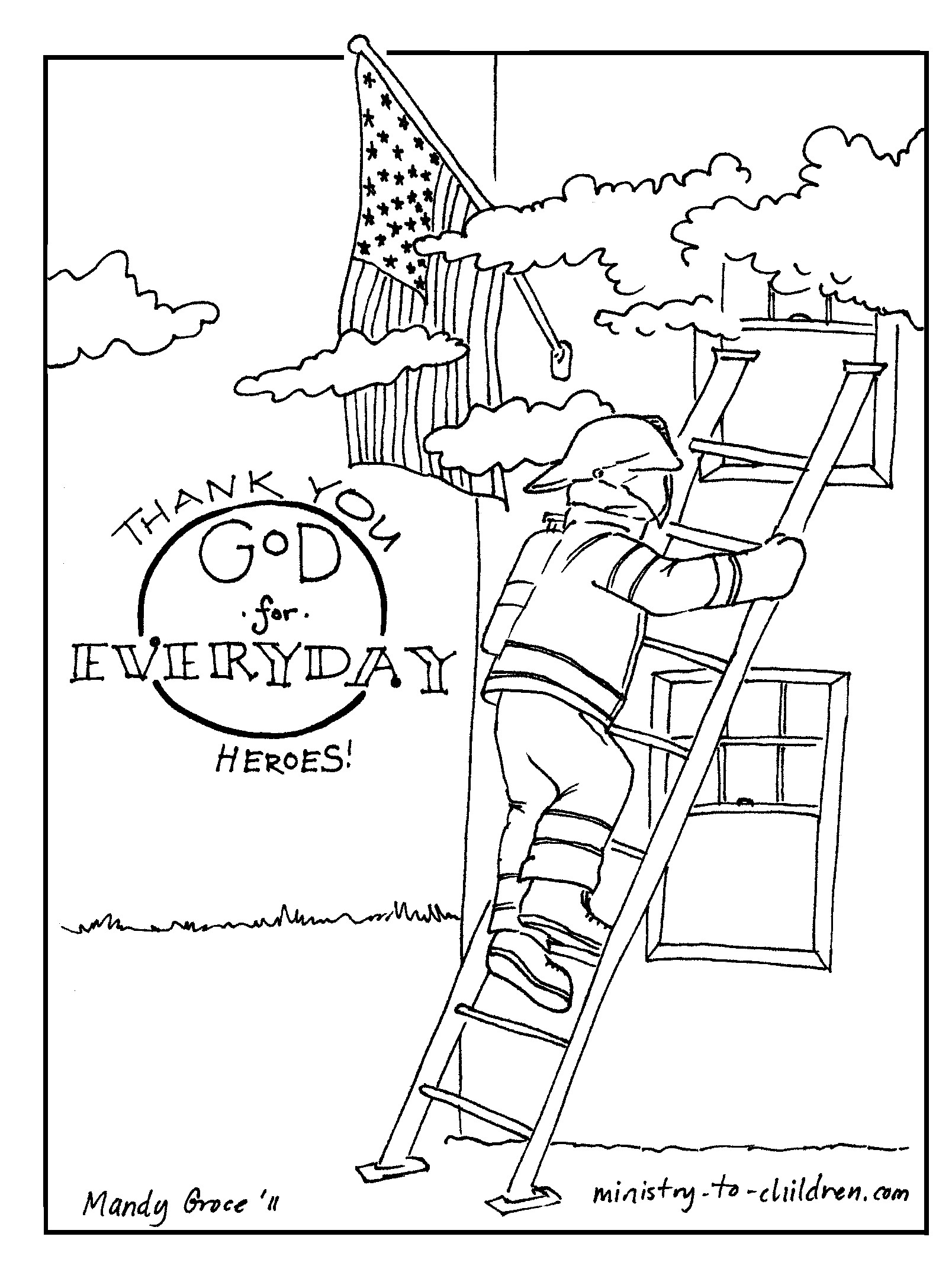 Firefighter Coloring Pages For Preschoolers At GetDrawings Free Download
