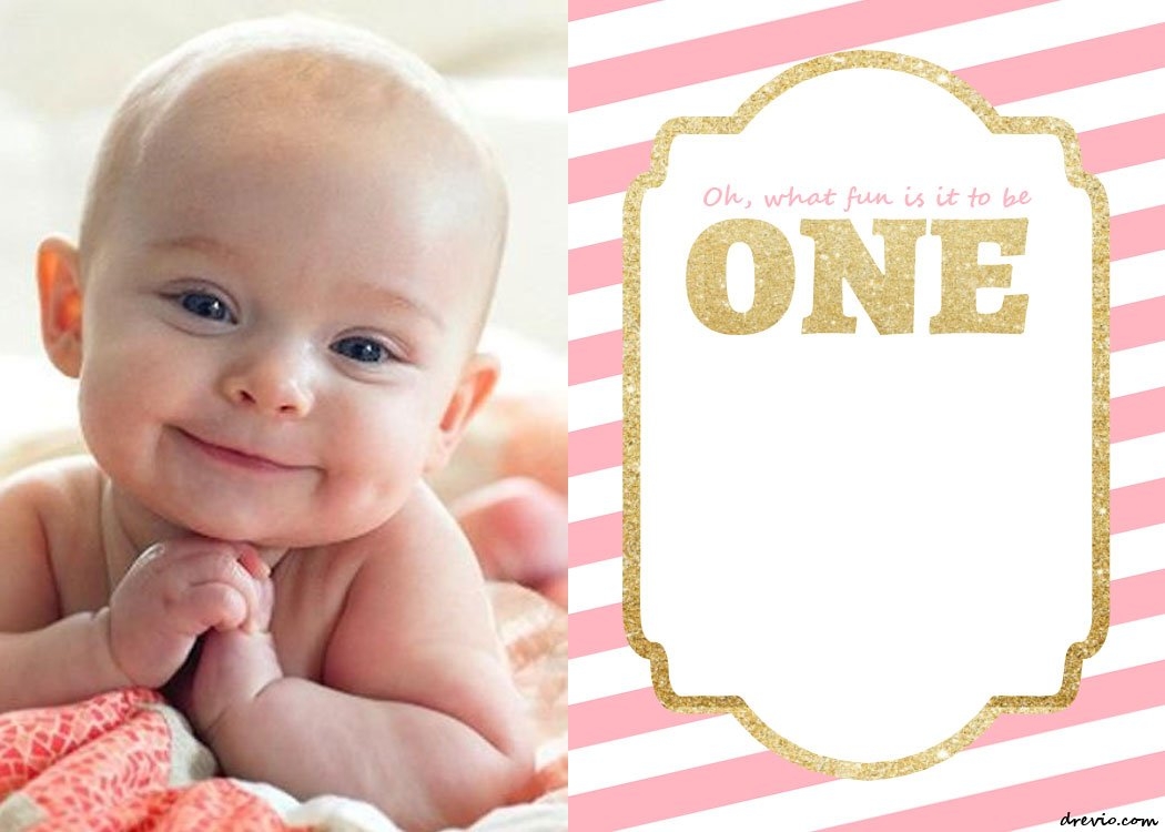 First Birthday Invitation Card Template Mightyprintingdeals