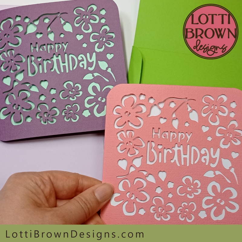 birthday card template printable colour
