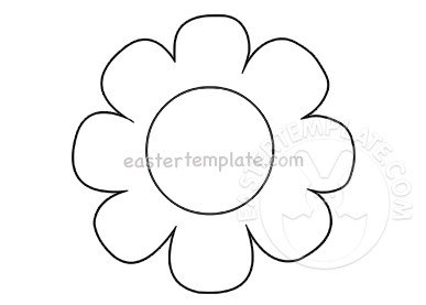 Flower Template Pdf Printable Easter Template