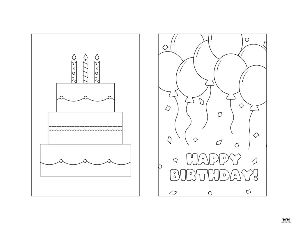 Foldable Free Printable Birthday Card Template Printable Free Templates