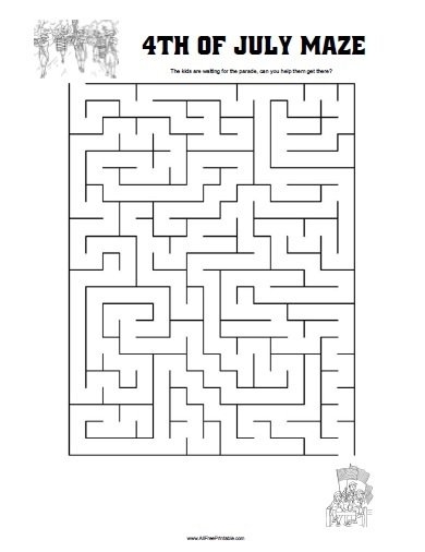 Fourth Of July Activities Free Printable