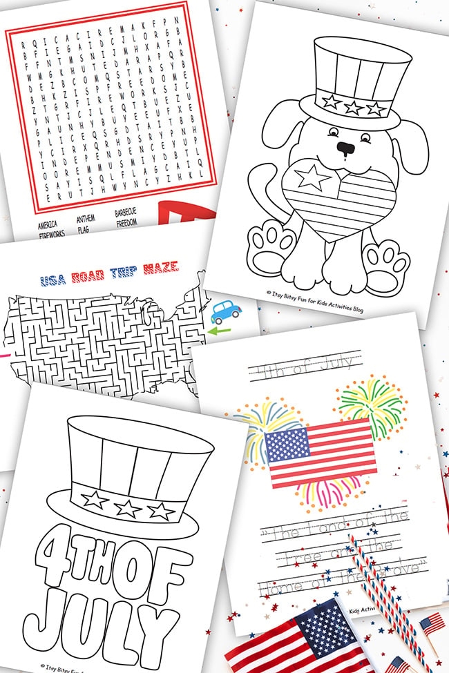 Fourth Of July Printable Activities Printable Templates Protal