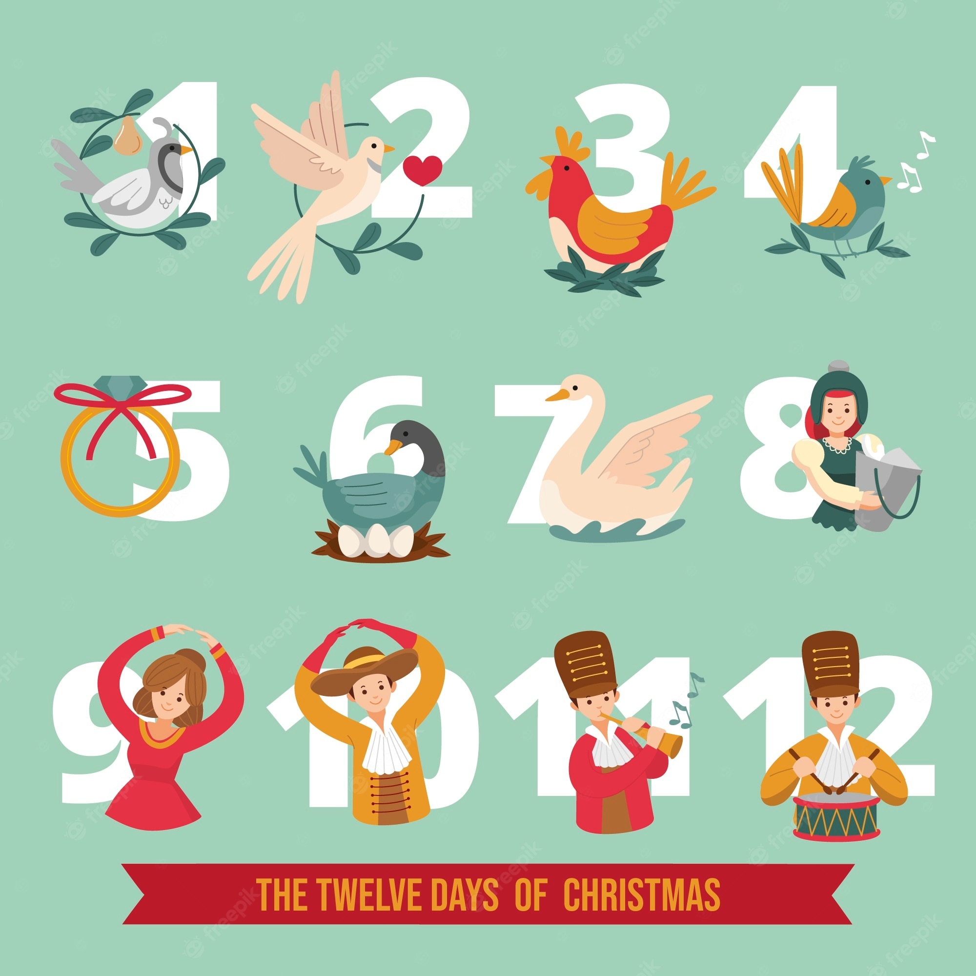 Free 12 Days Of Christmas Download Free 12 Days Of Christmas Png